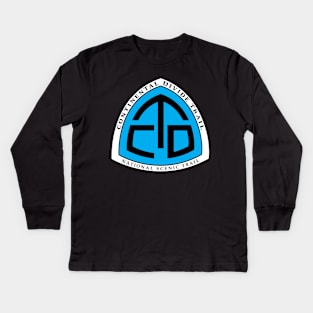 Continental Divide trail logo Kids Long Sleeve T-Shirt